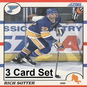 Rich Sutter Hockey Card Collection